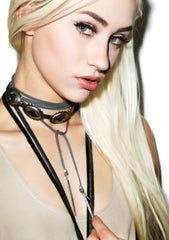 Midnight Fall Dagger Wrap Choker