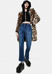 Marley Midrise Crop Boot Cut Jeans