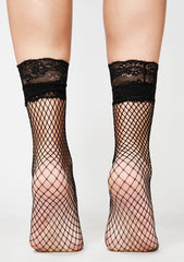 Sasscapade Fishnet Socks
