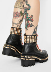 Slick Put In The Hours Lace Up Boots