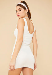 Pure Well Versed Ruched Mini Dress
