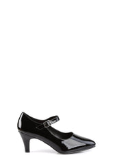 Divine-440 D'Orsay Mary Jane Pumps-Black