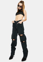 Lazy Lover Straight Leg Jeans