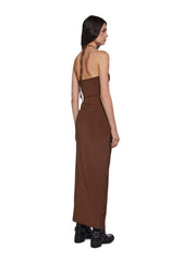 Sensual Mood Maxi Dress - Brown