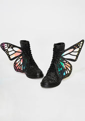 Metamorphic Glitter Boots