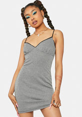 Tease 'Em Babe Houndstooth Bodycon Dress