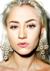 Luxe Cross Earrings
