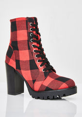 Rule Breakin' Plaid Boots
