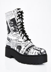Breaking News Combat Boots