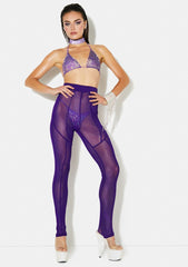 Play By My Rules Mesh Leggings