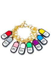 Pill Charm Bracelet