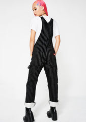 Pinstripe Overalls