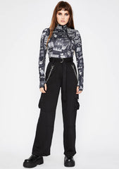 Rising Tension Mock Neck Top