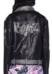 Glam Rock Rhinestone Moto Jacket
