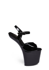 Craze Craze-808 Heelless Sandals - Black