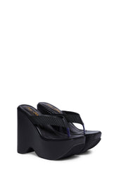 Poolside Loungin' Platform Sandals