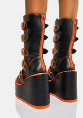 Dune Jack O Lantern Platform Boots