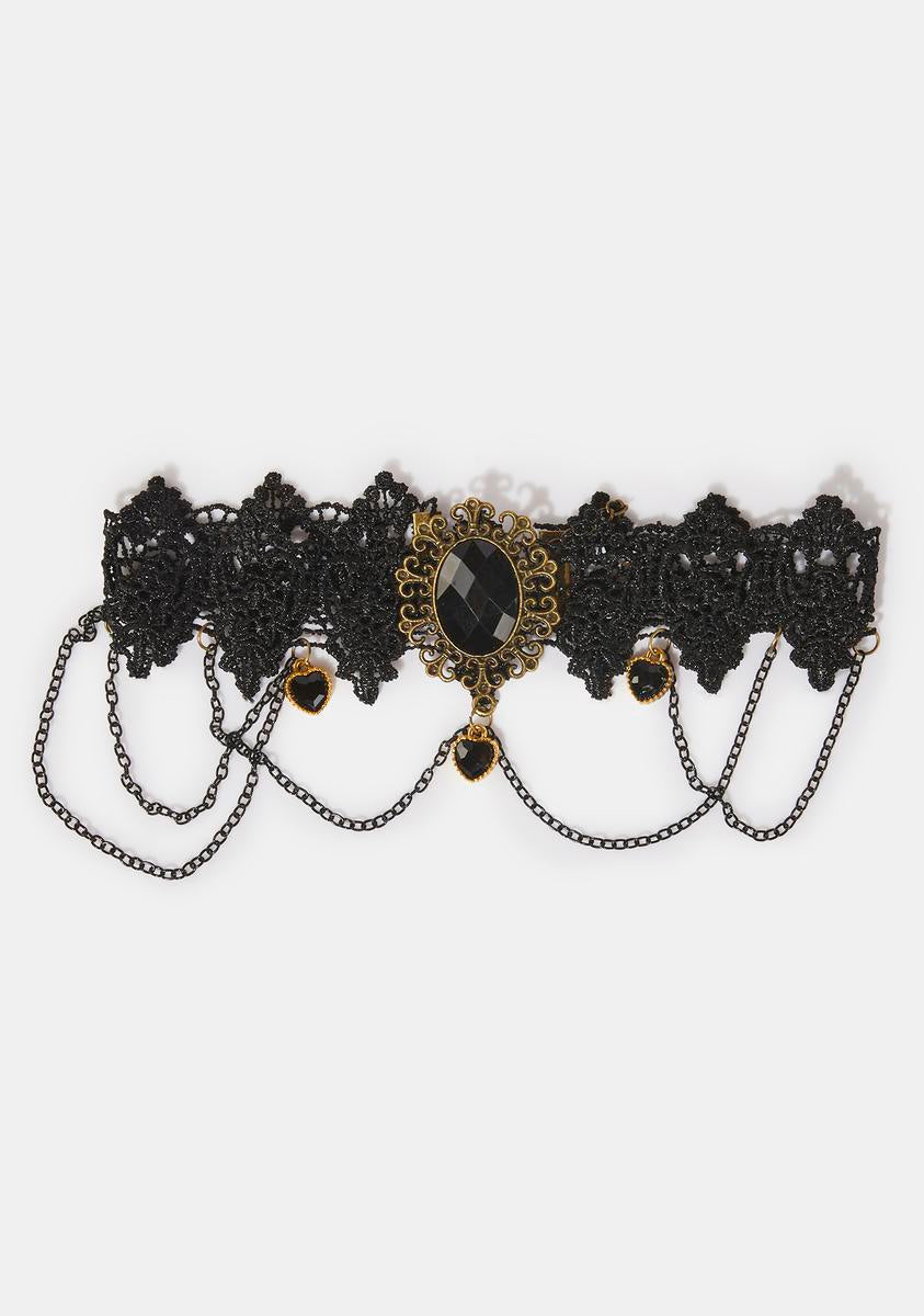 Haunted Hill Lace Choker