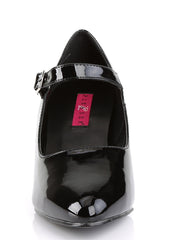 Divine-440 D'Orsay Mary Jane Pumps-Black