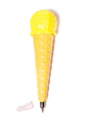 Single Scoop Ice Cream Pen - Orange