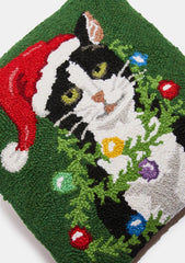Holiday Cat Pillow