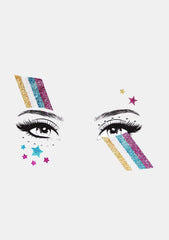 Rainbow Unicorn Face Stickers