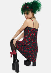 Black Cherry Famala Mini Dress