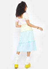 Rainbow Tiered Maxi Dress