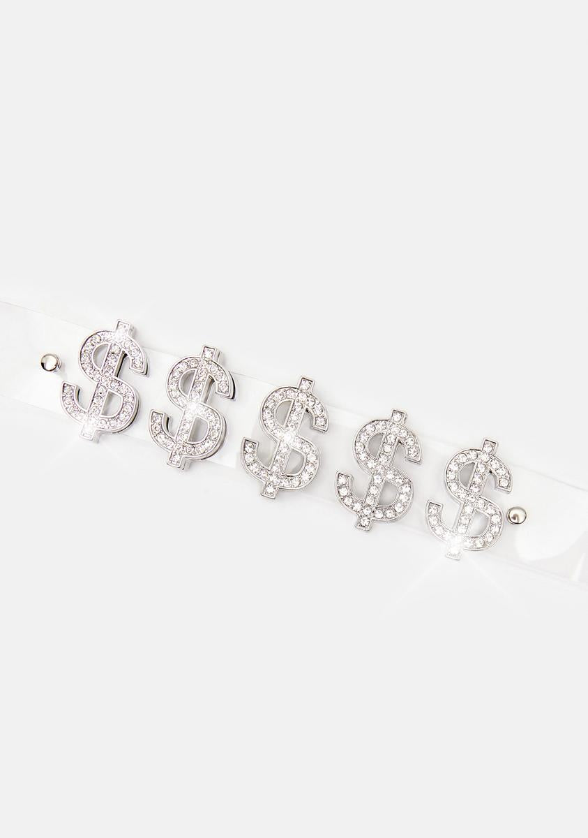 Expensive Taste Rhinestone Choker