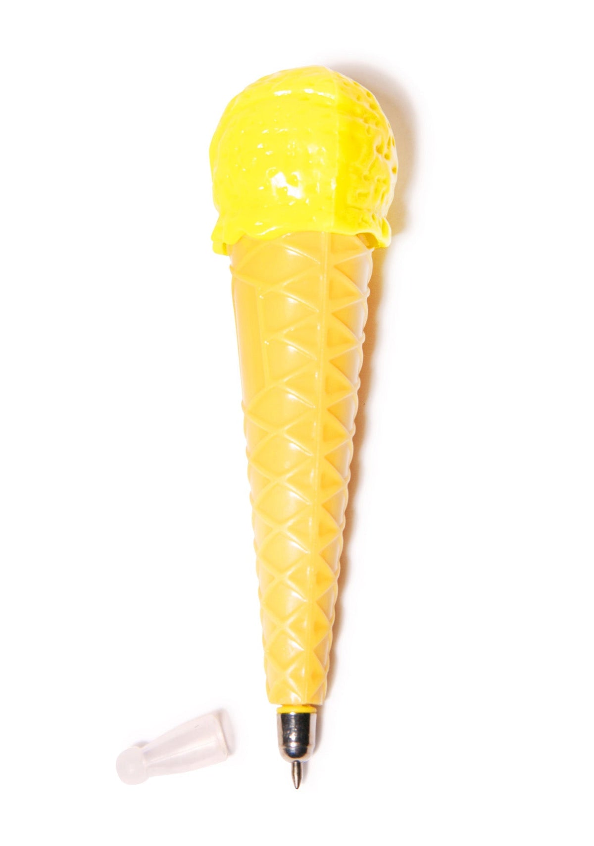 Single Scoop Ice Cream Pen - Yellow