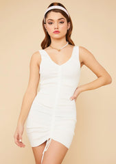 Pure Well Versed Ruched Mini Dress