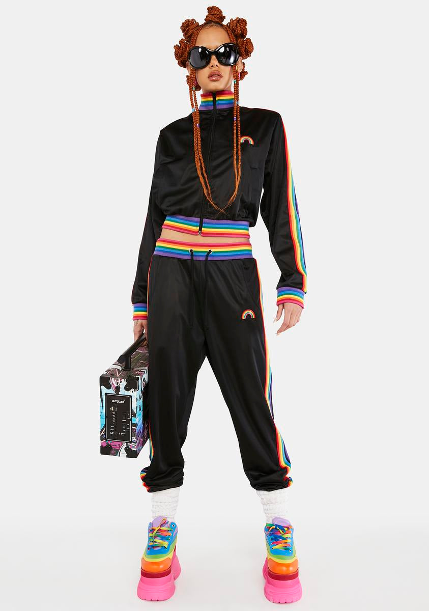 Get Funky Striped Track Pants