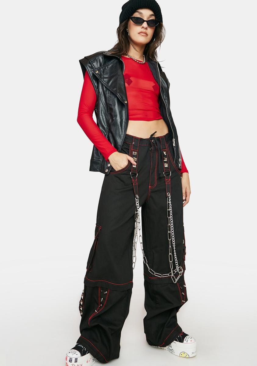 Hot Blurred Truth Crop Top