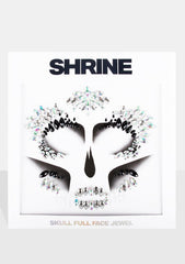 Skull Iridescent Face Jewels