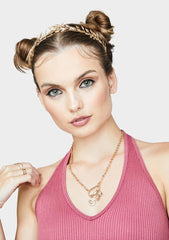 Bringing Charm Carabiner Necklace