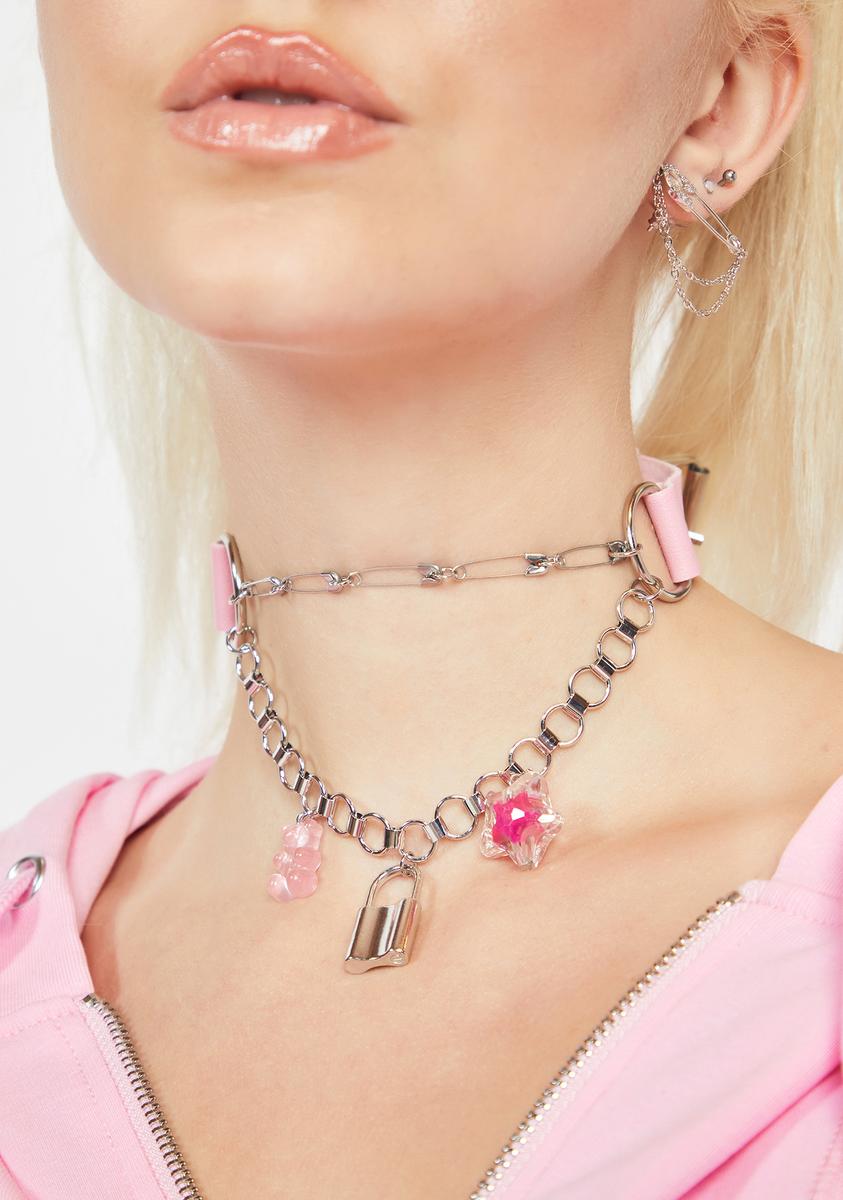Cutie Secrets Multi Charm Choker