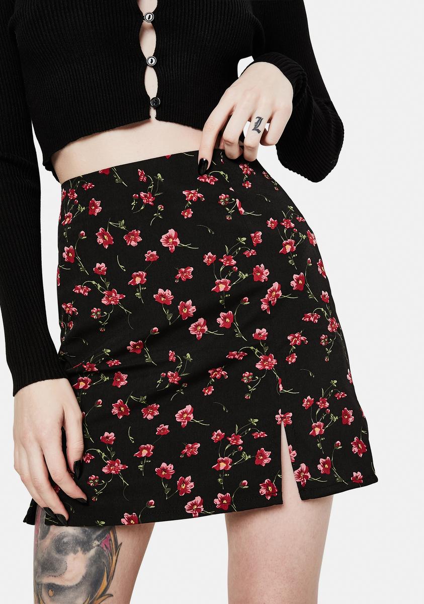Kaya Floral Mini Skirt