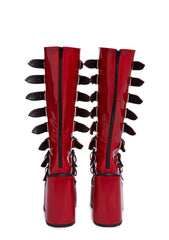 Red Holographic Trinity Boots