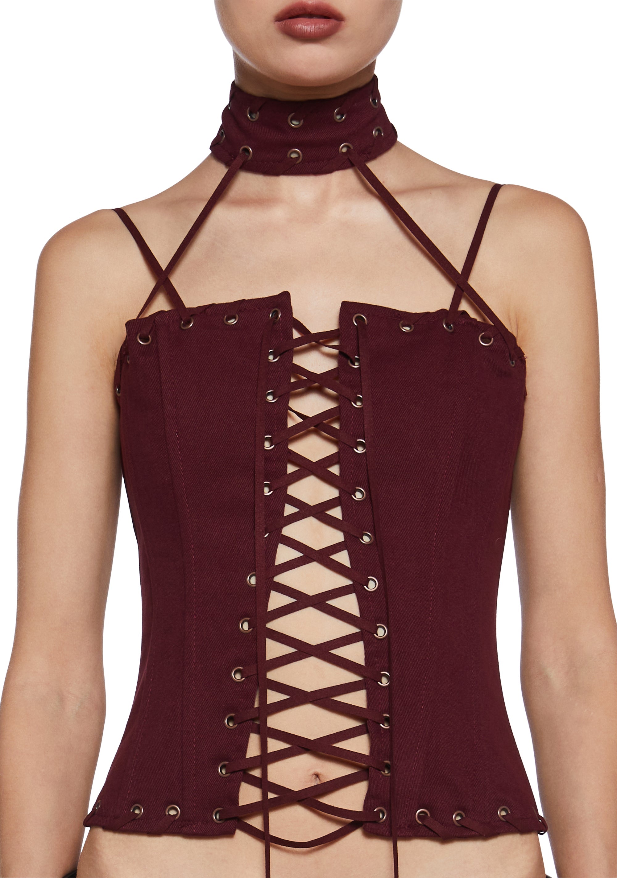 five|dark red