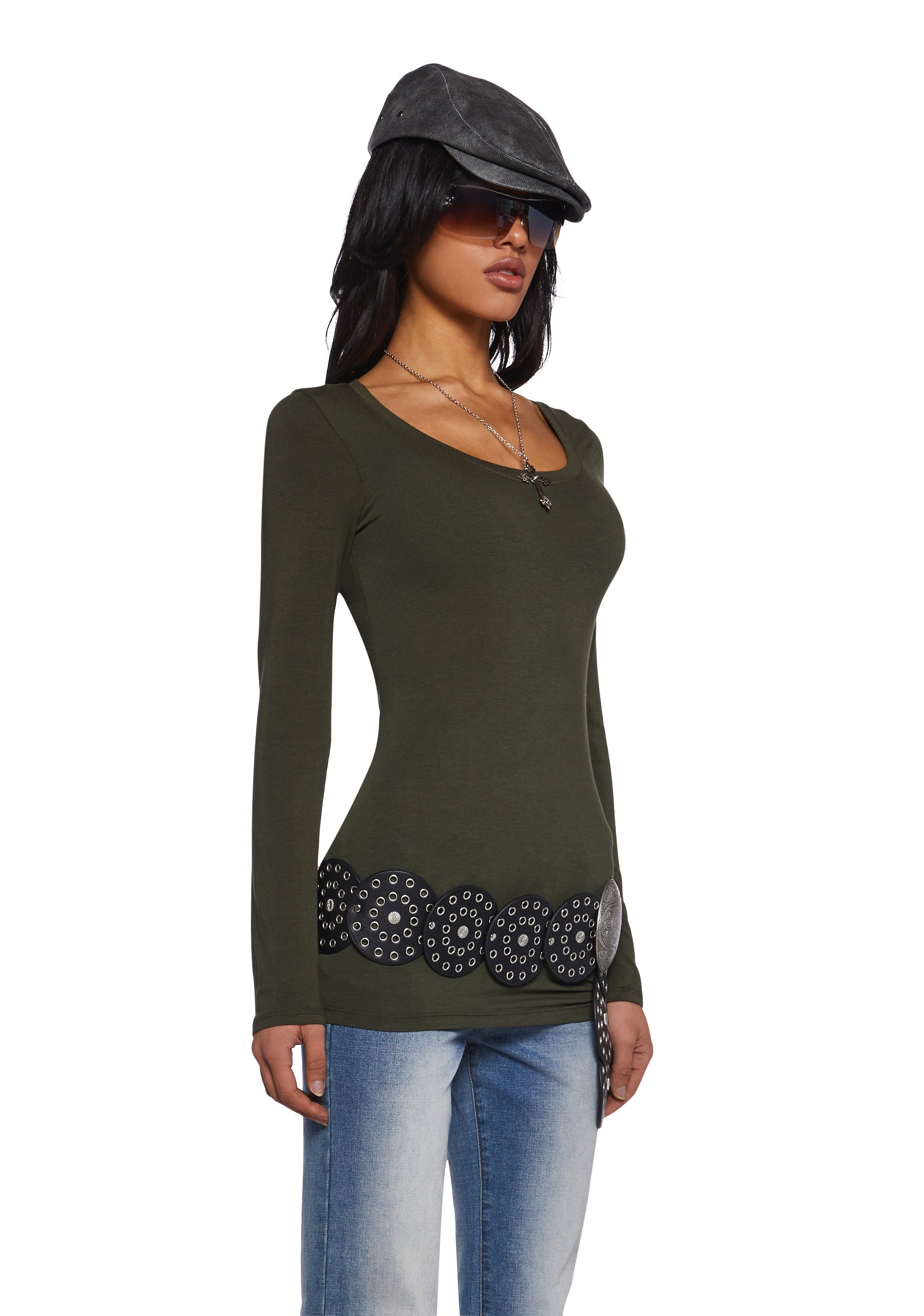 three|dark green