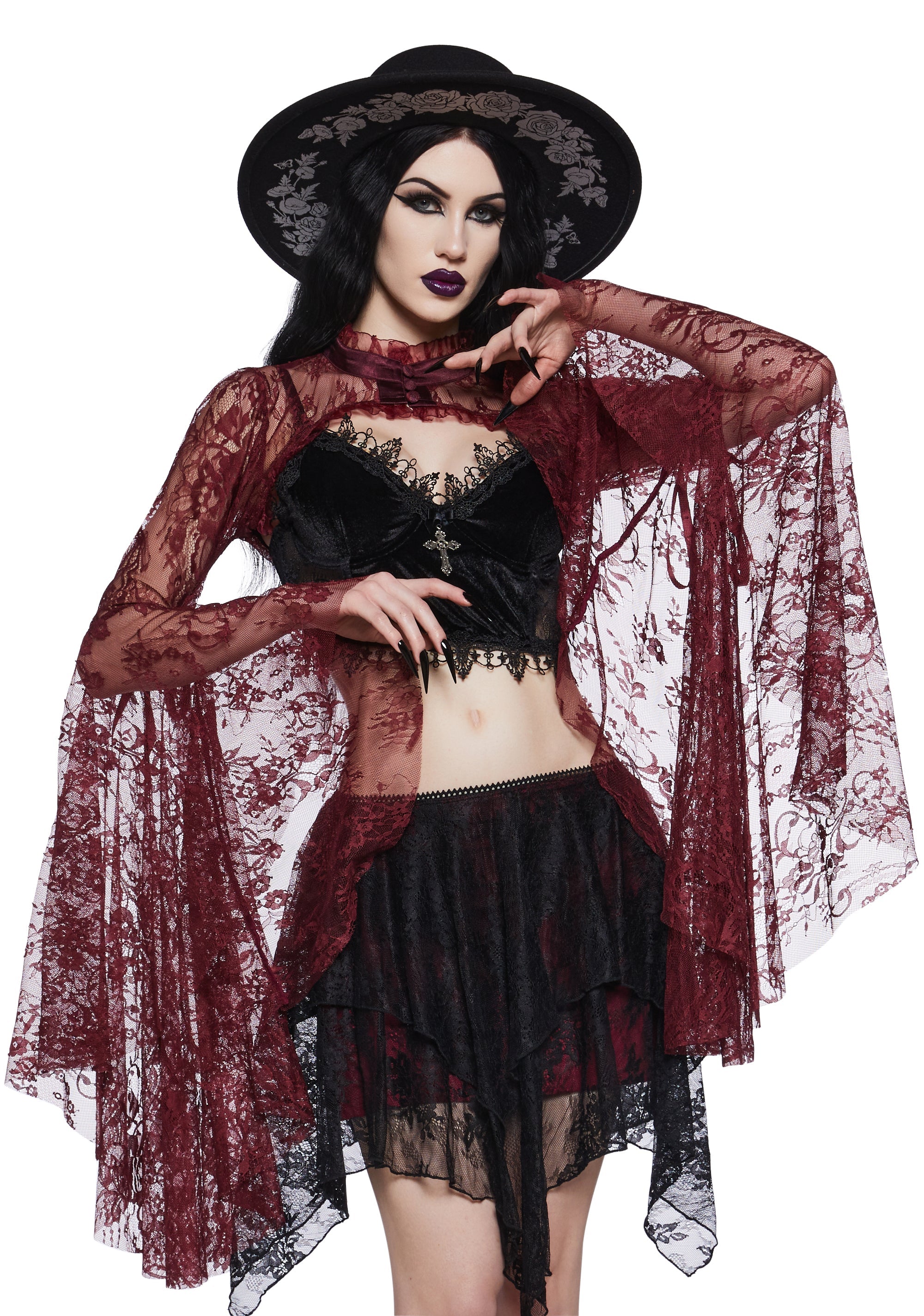 five|dark red