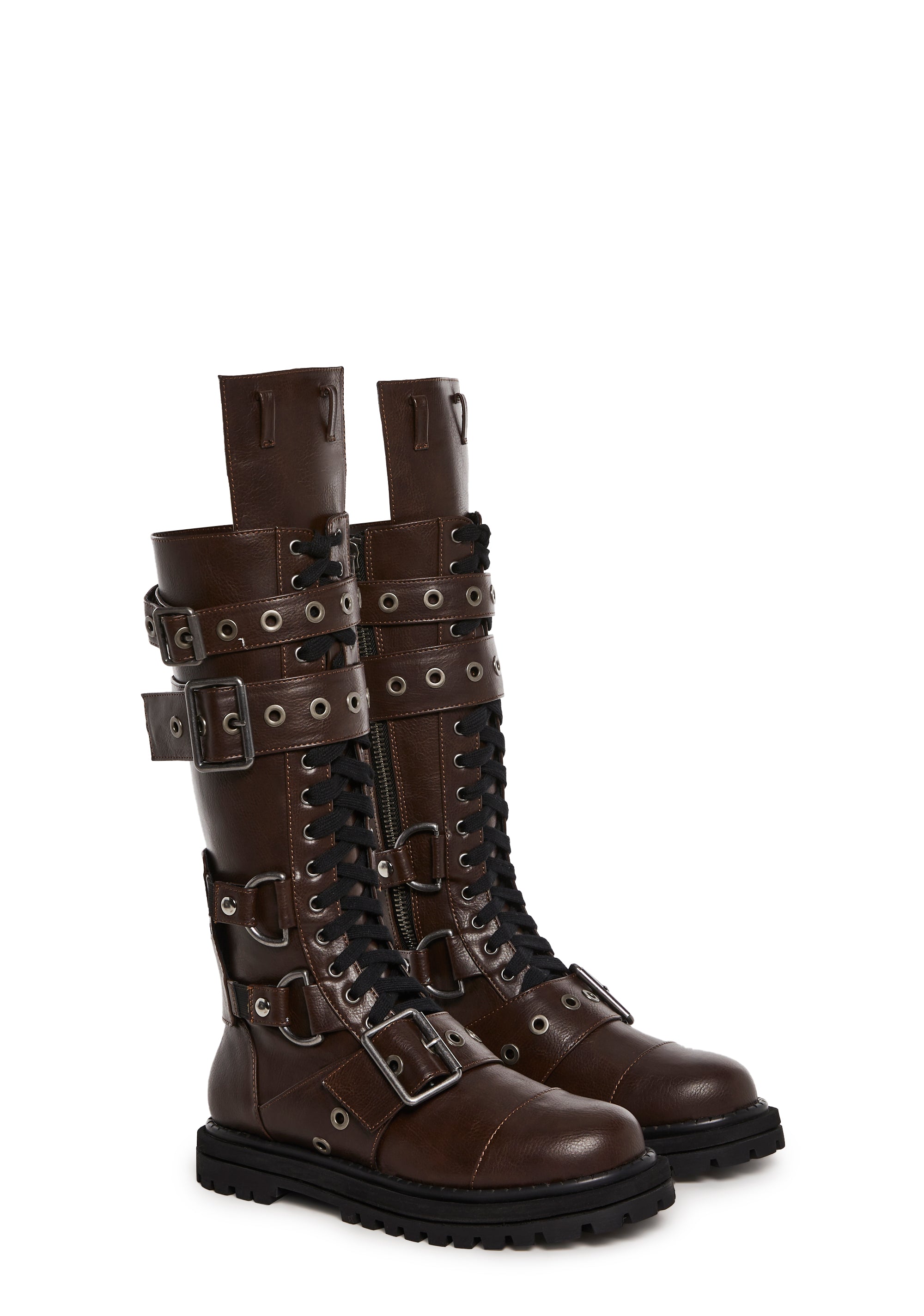 three|dark brown