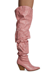 Road To Rideout Cowboy Boots - Pink