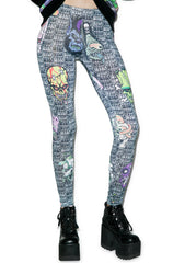 Toxic Toons Ugly Head Leggings