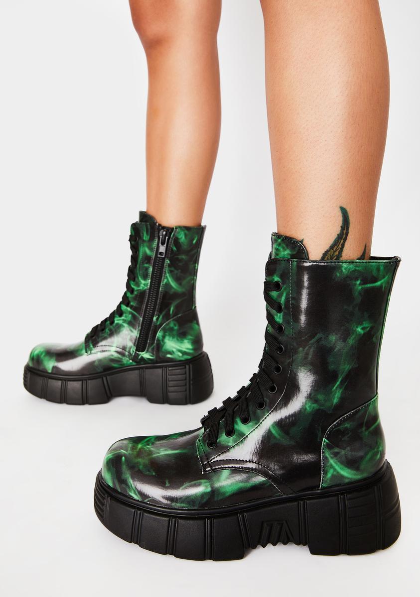 Cash To Burn Combat Boots