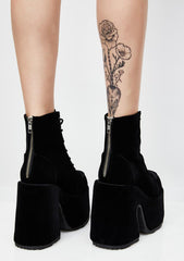 Camel-203 Platform Ankle Boots